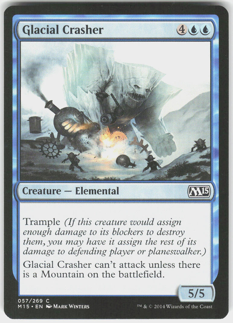 Glacial Crasher - Magic 2015 #57 - Near Mint - Normal