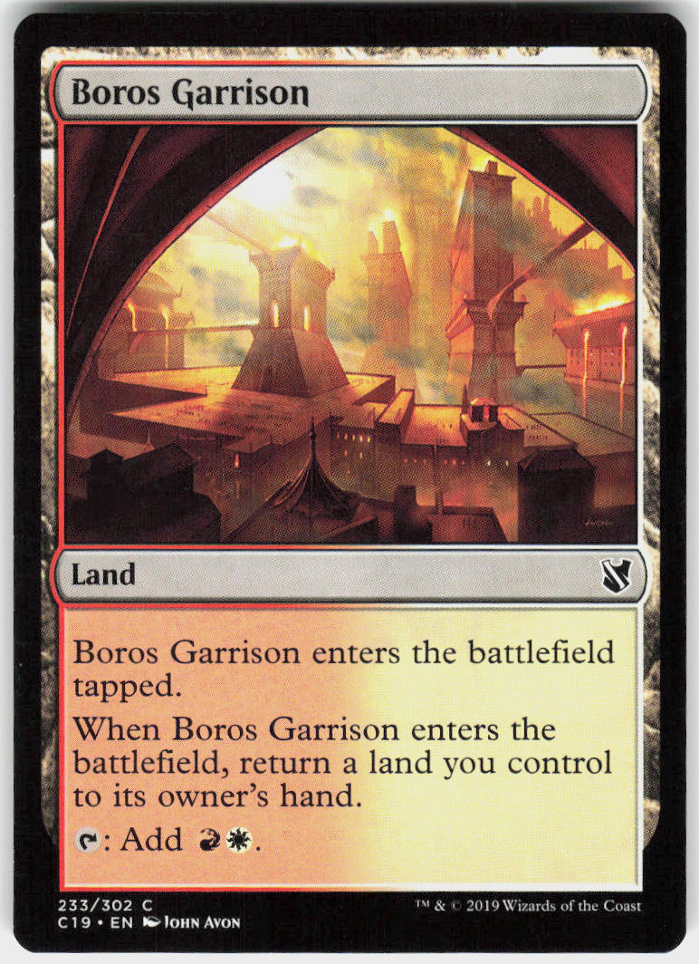 Boros Garrison - Commander 2019 #233 - Near Mint - Normal