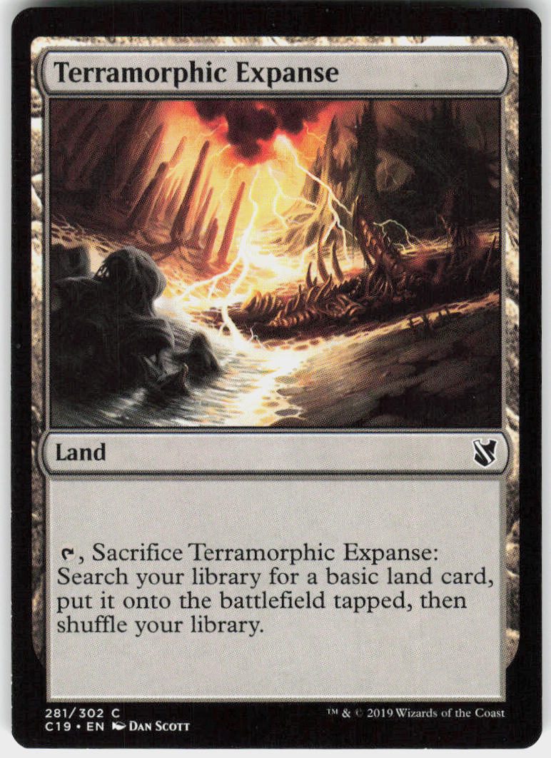 Terramorphic Expanse - Commander 2019 #281 - Near Mint - Normal