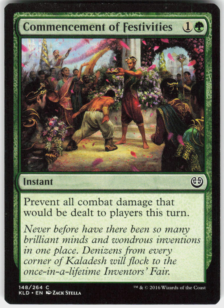 Commencement of Festivities - Kaladesh #148 - Near Mint - Normal