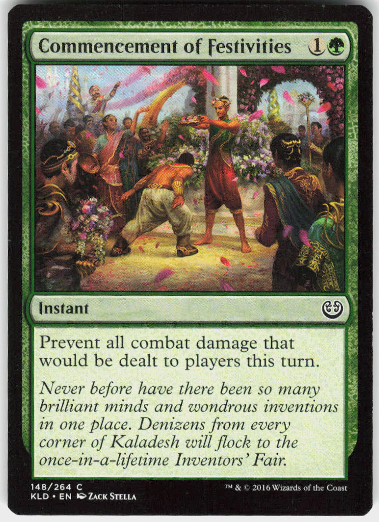 Commencement of Festivities - Kaladesh #148 - Near Mint - Normal