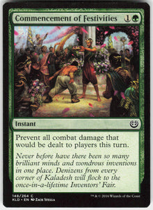 Commencement of Festivities - Kaladesh #148 - Near Mint - Normal