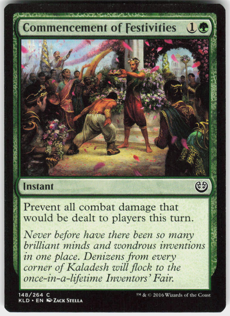 Commencement of Festivities - Kaladesh #148 - Near Mint - Normal