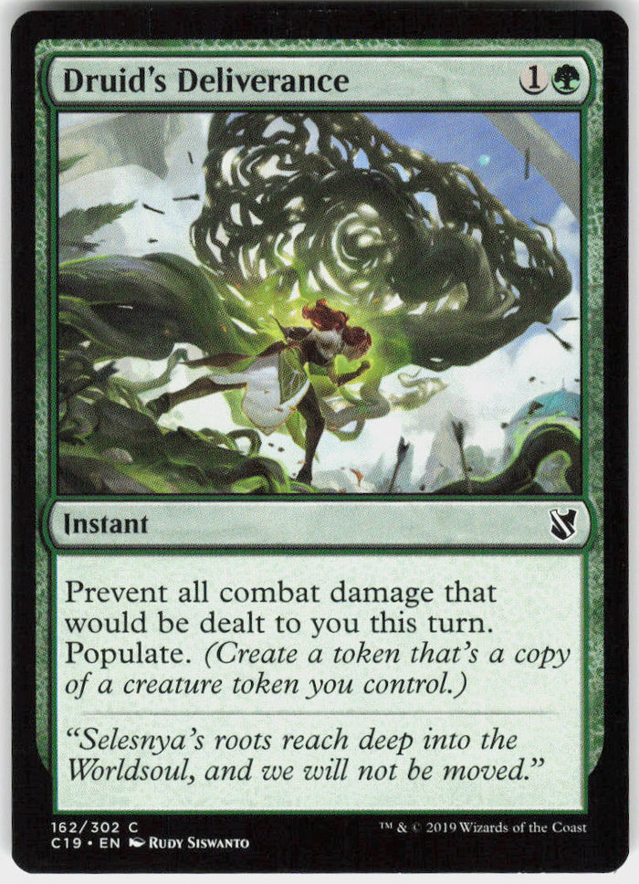 Druid's Deliverance - Commander 2019 #162 - Near Mint - Normal