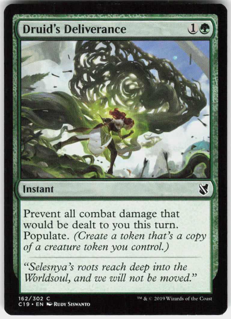 Druid's Deliverance - Commander 2019 #162 - Near Mint - Normal
