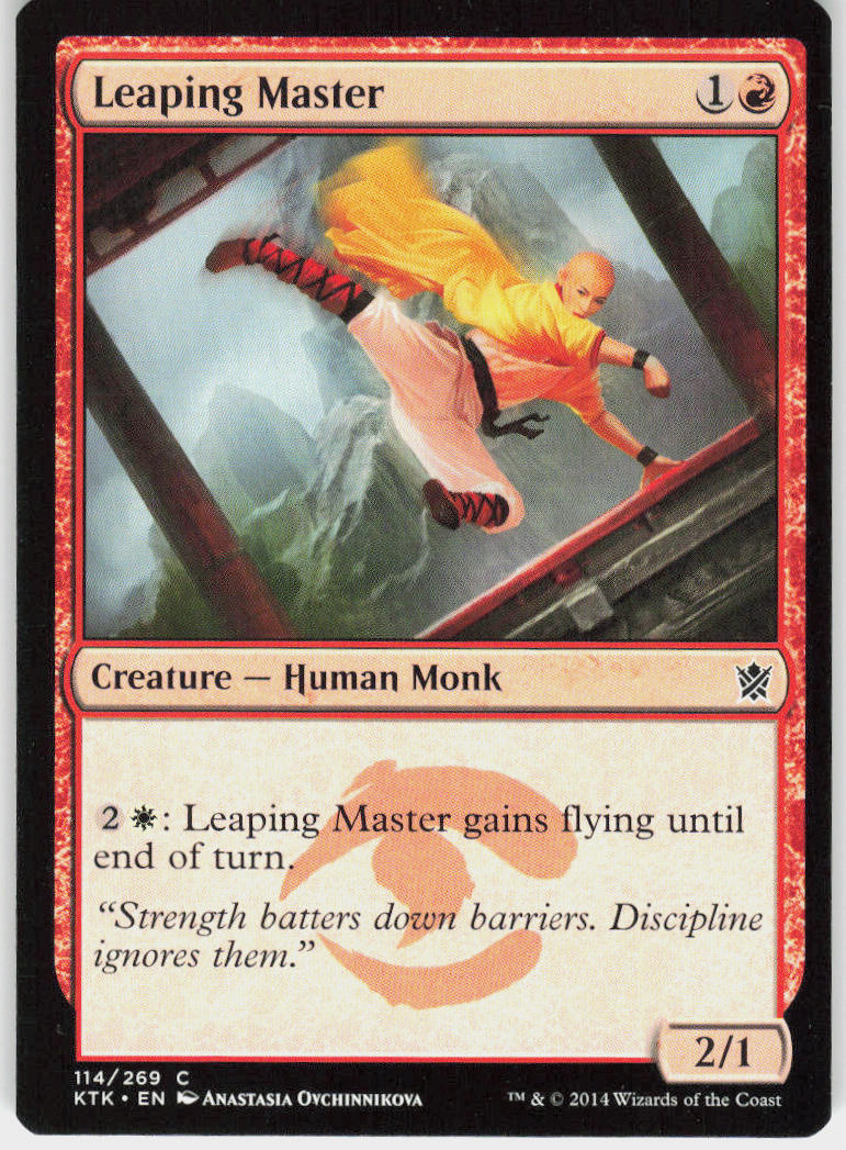 Leaping Master - Khans of Tarkir #114 - Near Mint - Normal