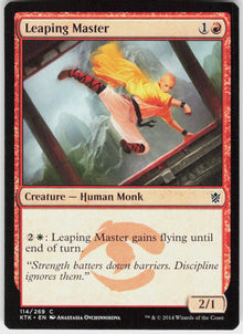 Leaping Master - Khans of Tarkir #114 - Near Mint - Normal
