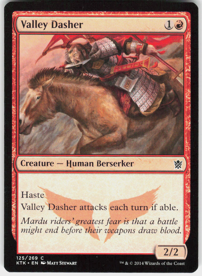 Valley Dasher - Khans of Tarkir #125 - Near Mint - Normal