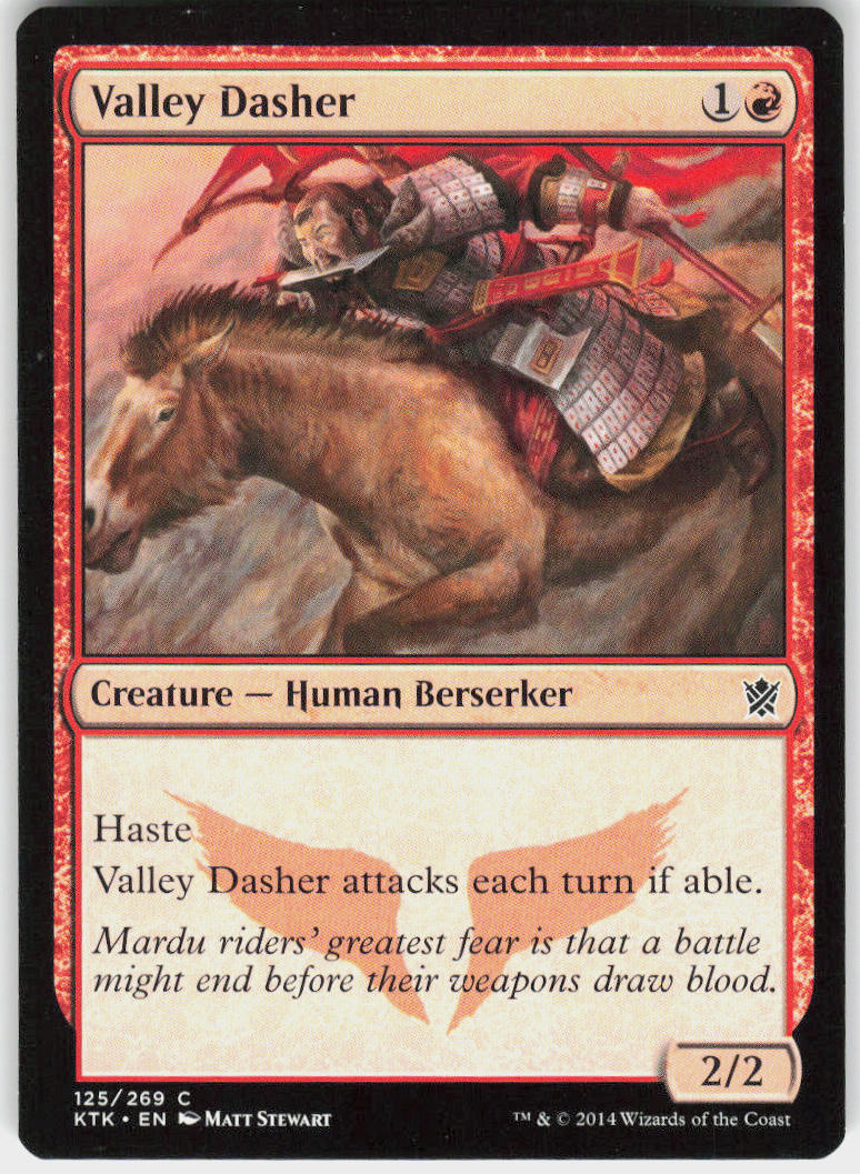 Valley Dasher - Khans of Tarkir #125 - Near Mint - Normal