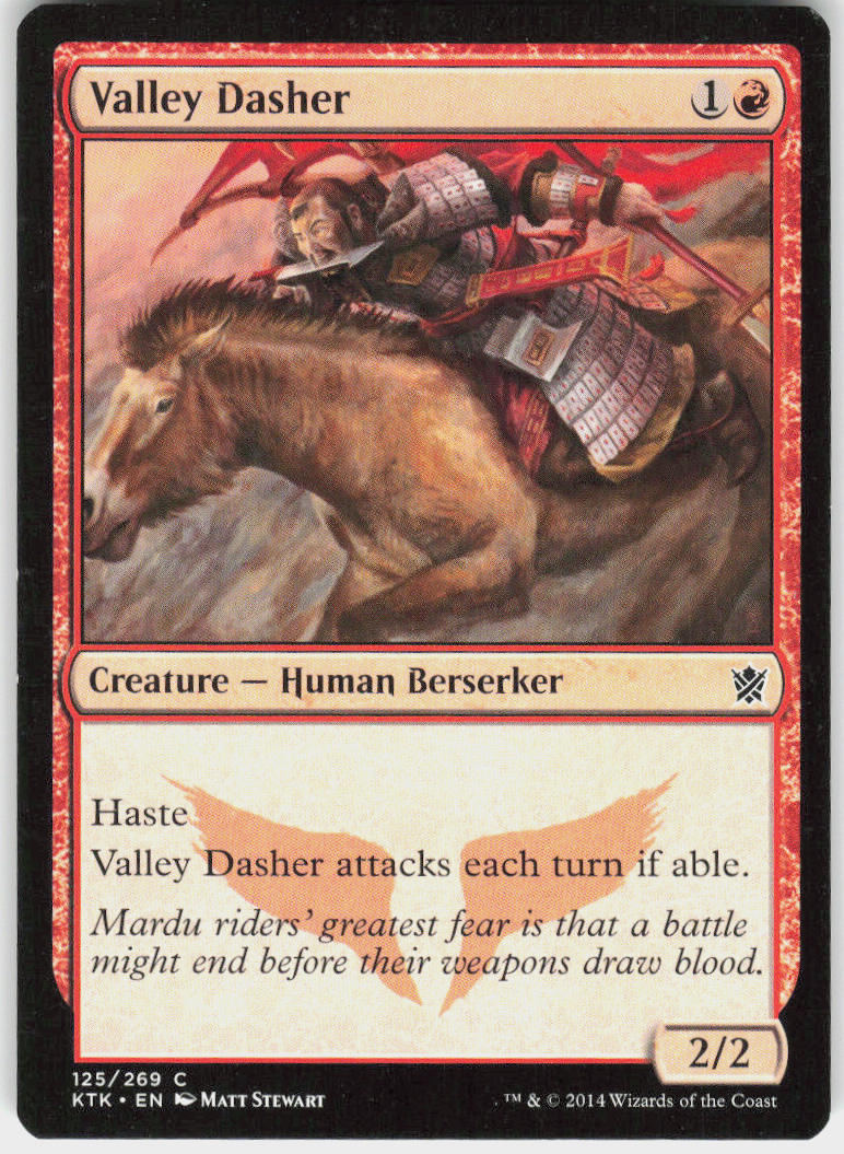 Valley Dasher - Khans of Tarkir #125 - Near Mint - Normal