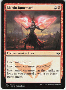 Mardu Runemark - Fate Reforged #107 - Near Mint - Normal