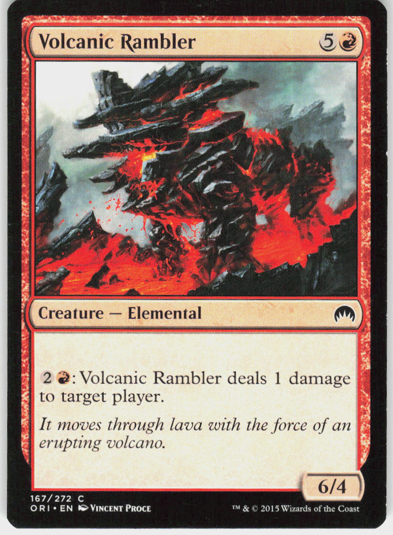 Volcanic Rambler - Magic Origins #167 - Near Mint - Normal