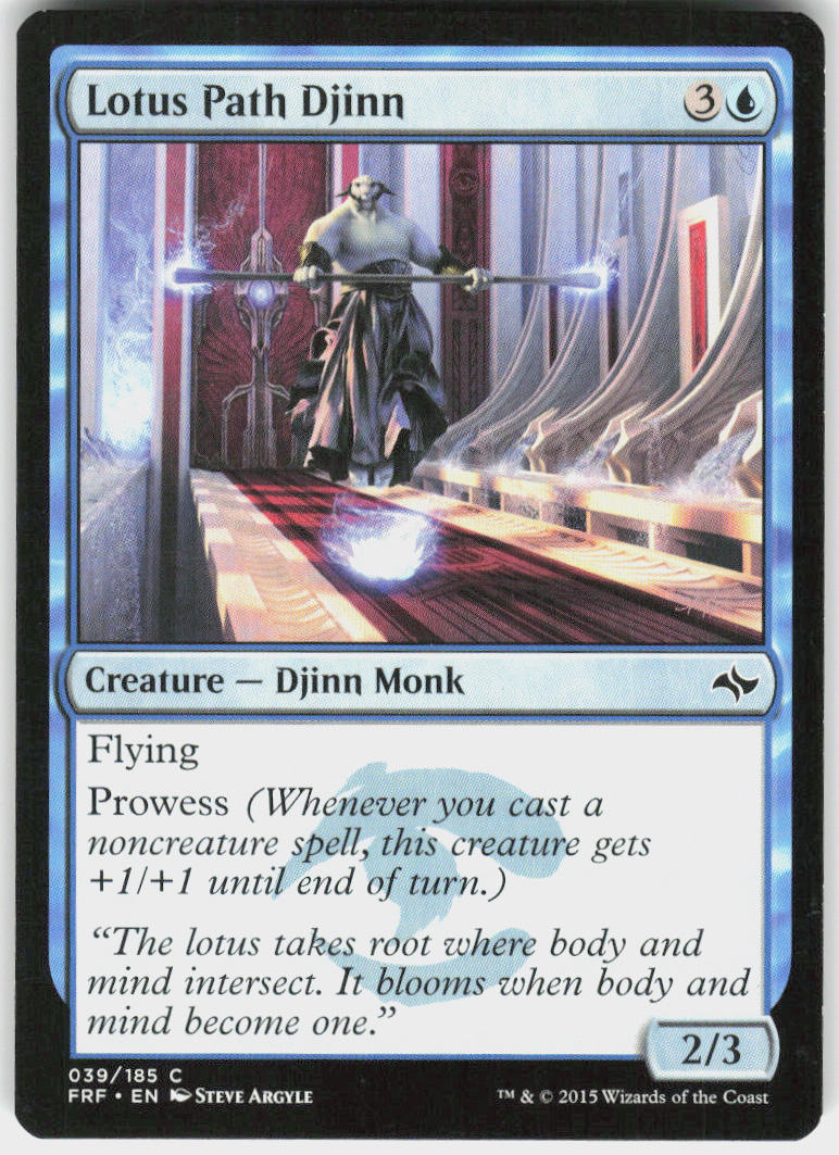 Lotus Path Djinn - Fate Reforged #39 - Near Mint - Normal