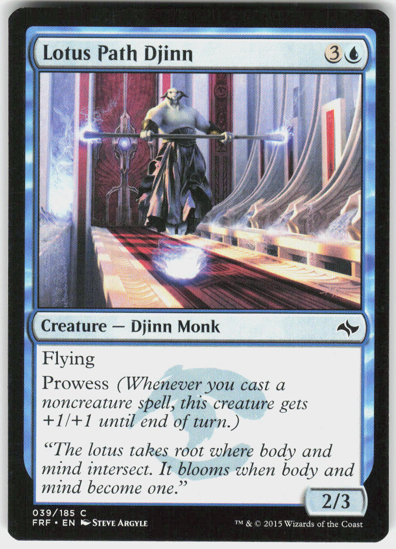 Lotus Path Djinn - Fate Reforged #39 - Near Mint - Normal