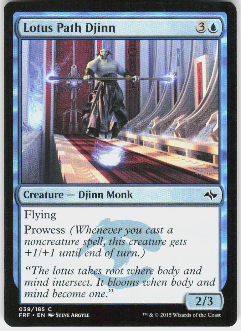 Lotus Path Djinn - Fate Reforged #39 - Near Mint - Normal