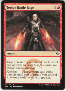 Temur Battle Rage - Fate Reforged #116 - Near Mint - Normal