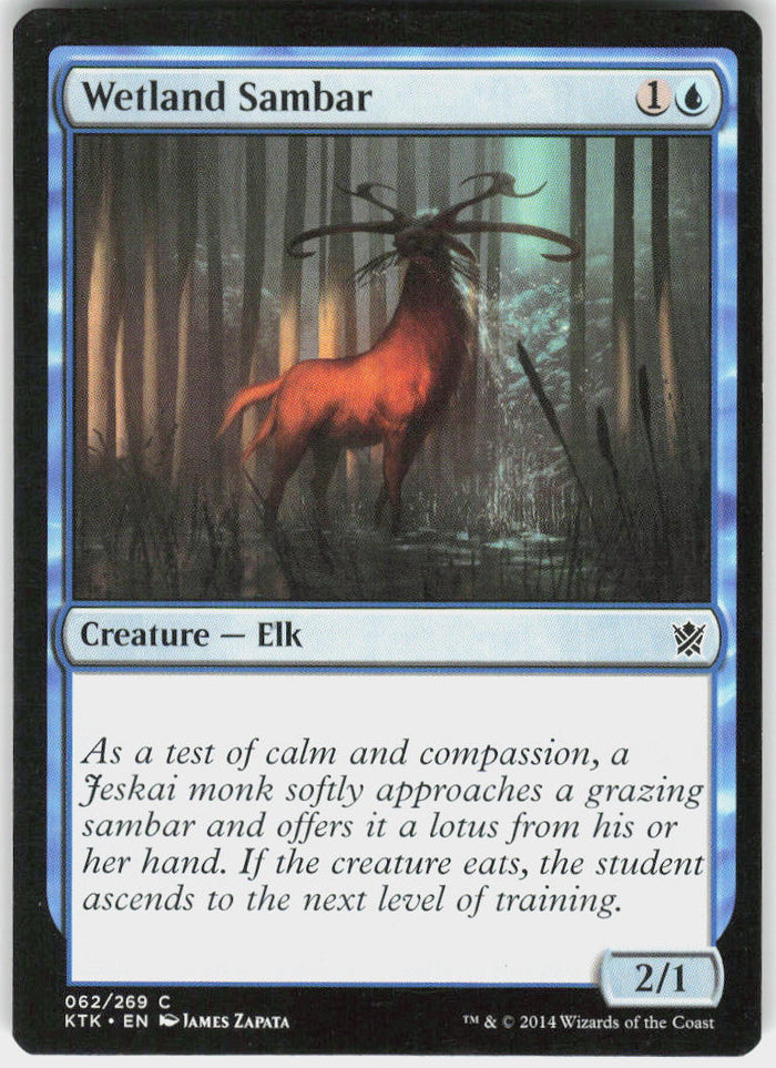 Wetland Sambar - Khans of Tarkir #62 - Near Mint - Normal