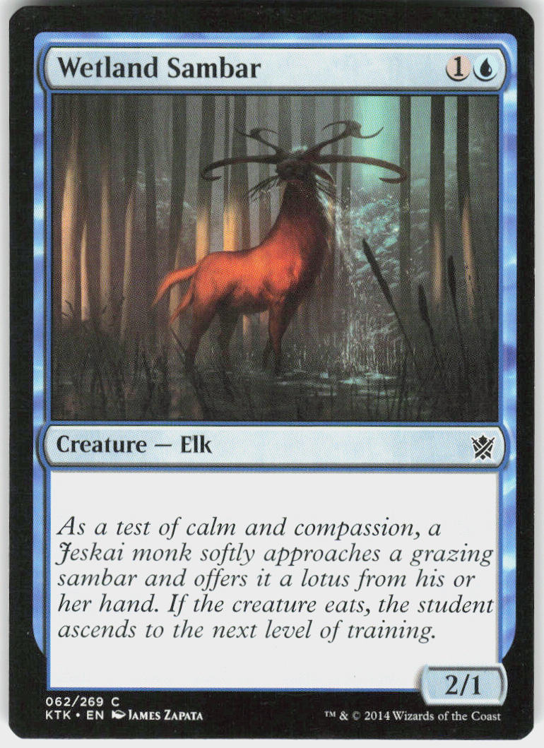Wetland Sambar - Khans of Tarkir #62 - Near Mint - Normal