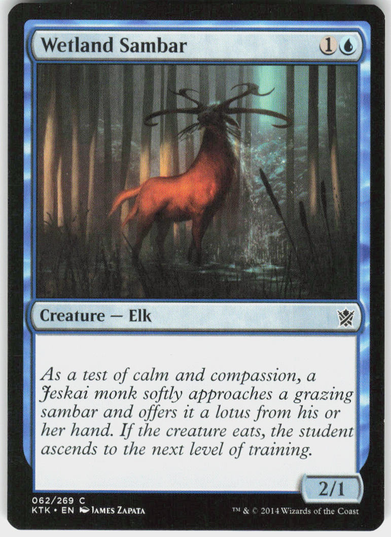 Wetland Sambar - Khans of Tarkir #62 - Near Mint - Normal