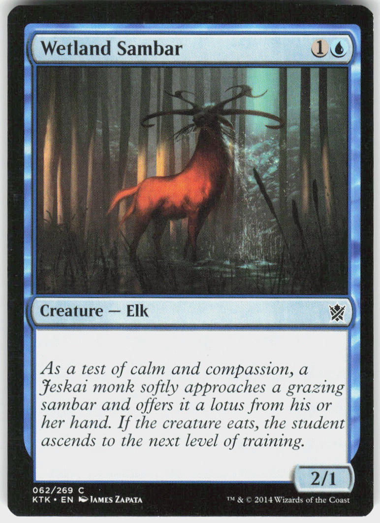 Wetland Sambar - Khans of Tarkir #62 - Near Mint - Normal