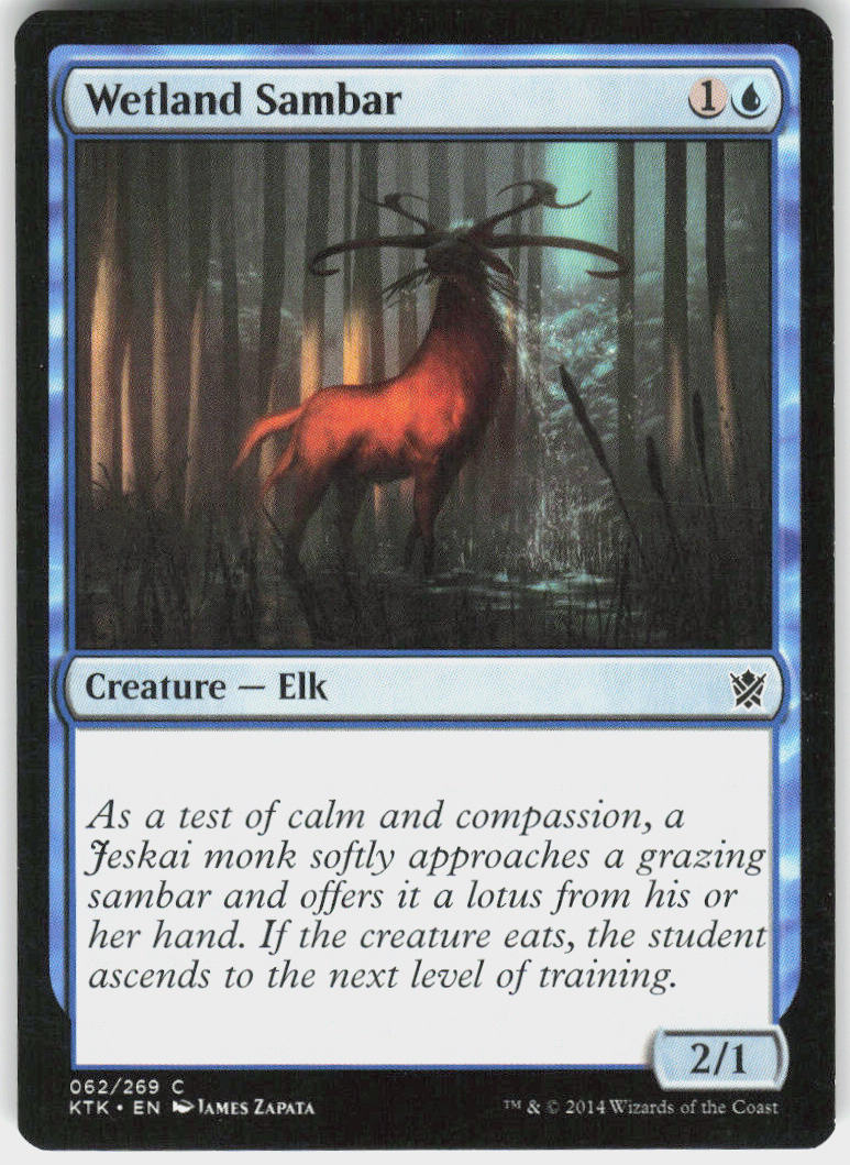 Wetland Sambar - Khans of Tarkir #62 - Near Mint - Normal