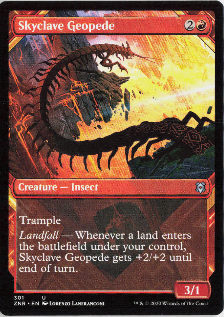 Skyclave Geopede - Zendikar Rising #301 - Near Mint - Normal