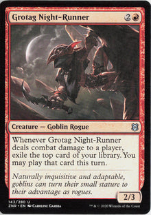 Grotag Night-Runner - Zendikar Rising #143 - Near Mint - Normal