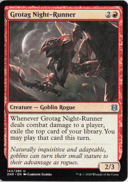 Grotag Night-Runner - Zendikar Rising #143 - Near Mint - Normal