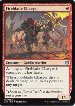 Fireblade Charger - Zendikar Rising #139 - Near Mint - Normal