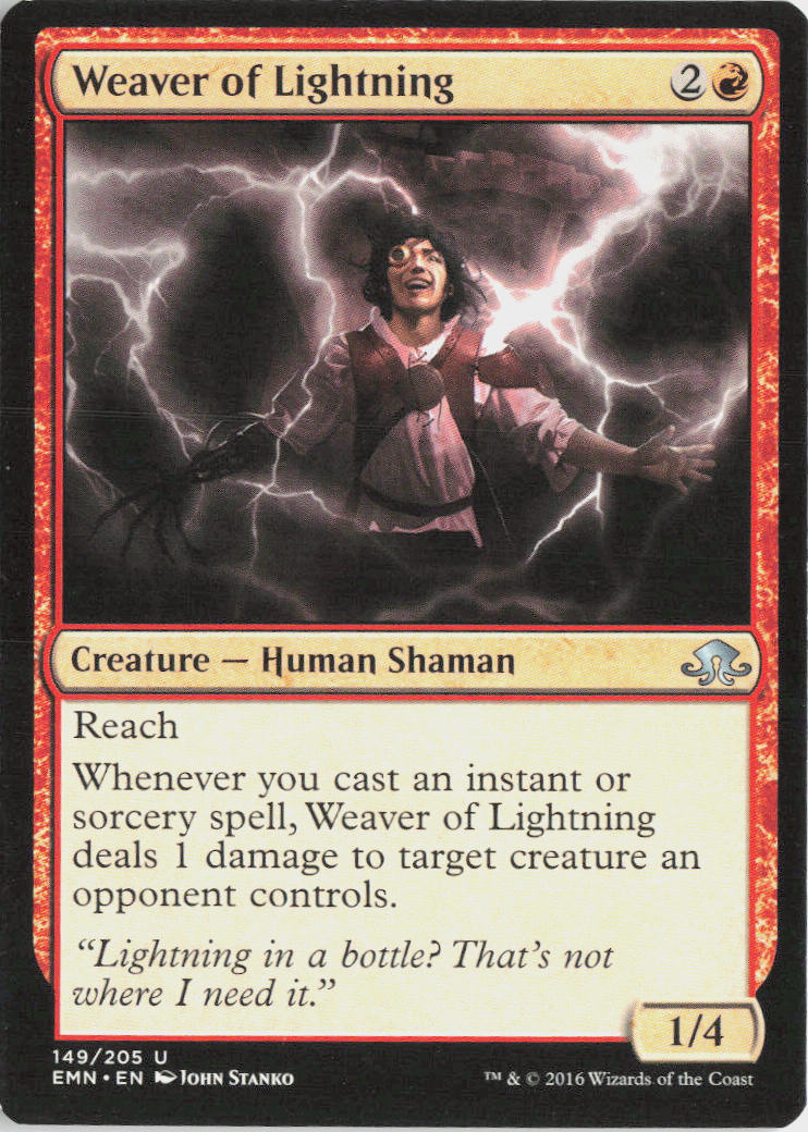 Weaver of Lightning - Eldritch Moon #149 - Near Mint - Normal