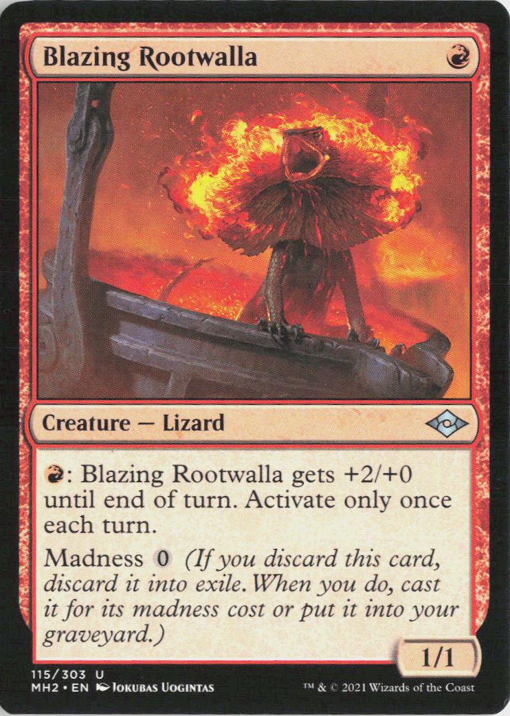 Blazing Rootwalla - Modern Horizons 2 #115 - Near Mint - Normal