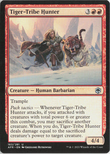 Tiger-Tribe Hunter - Adventures in the Forgotten Realms #163 - Near Mint - Normal