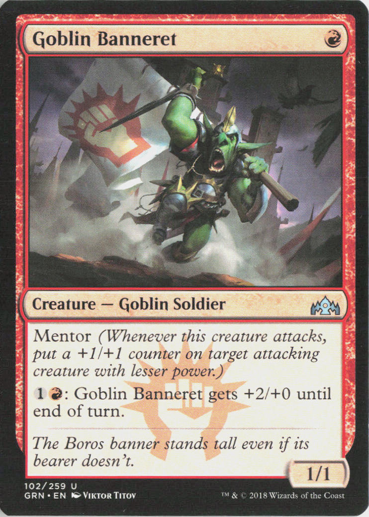 Goblin Banneret - Guilds of Ravnica #102 - Near Mint - Normal