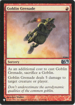 Goblin Grenade - Magic 2012 #140 - Near Mint - Normal