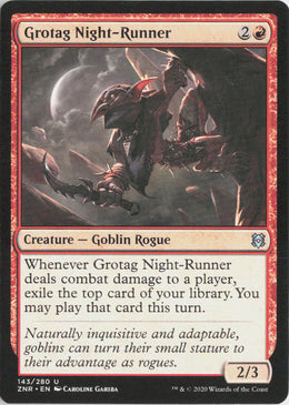 Grotag Night-Runner - Zendikar Rising #143 - Near Mint - Normal