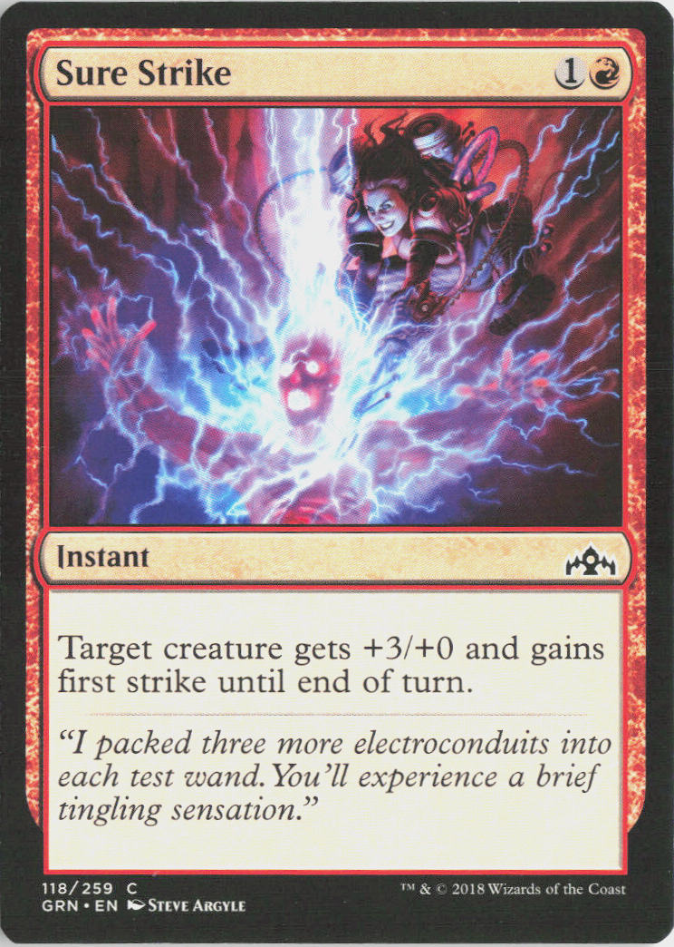 Sure Strike - Guilds of Ravnica #118 - Near Mint - Normal