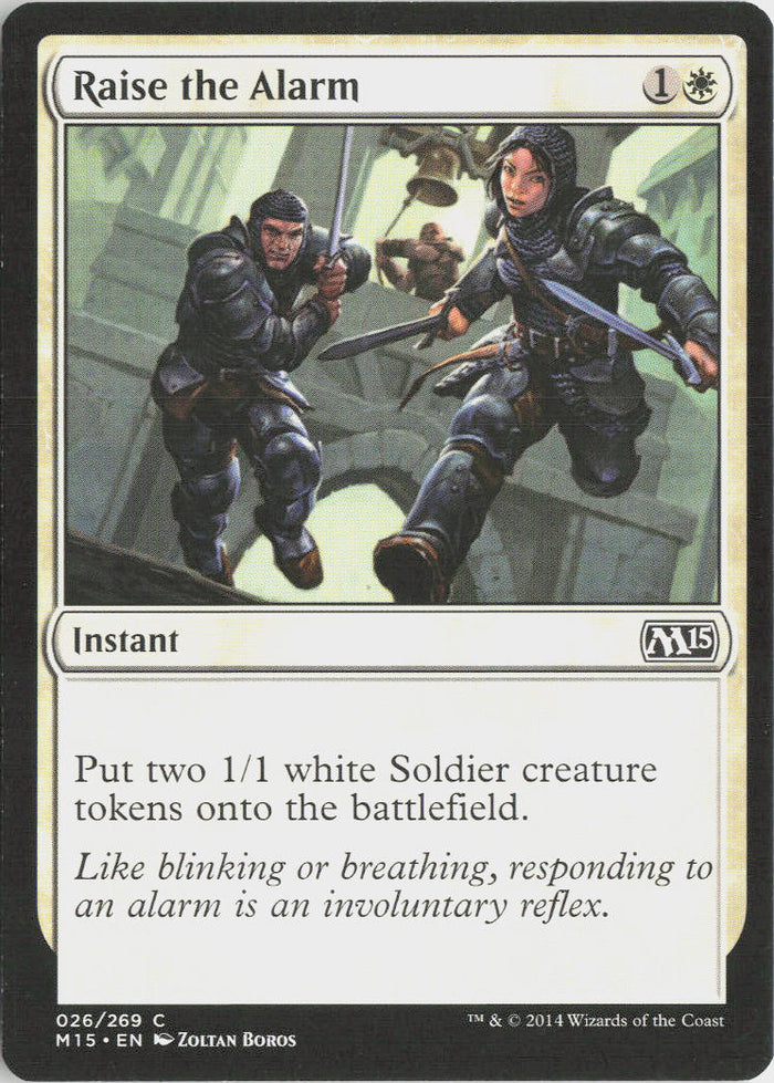 Raise the Alarm - Magic 2015 #26 - Near Mint - Normal