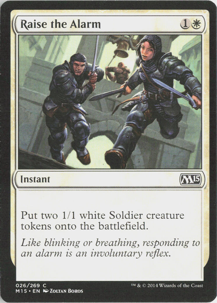 Raise the Alarm - Magic 2015 #26 - Near Mint - Normal