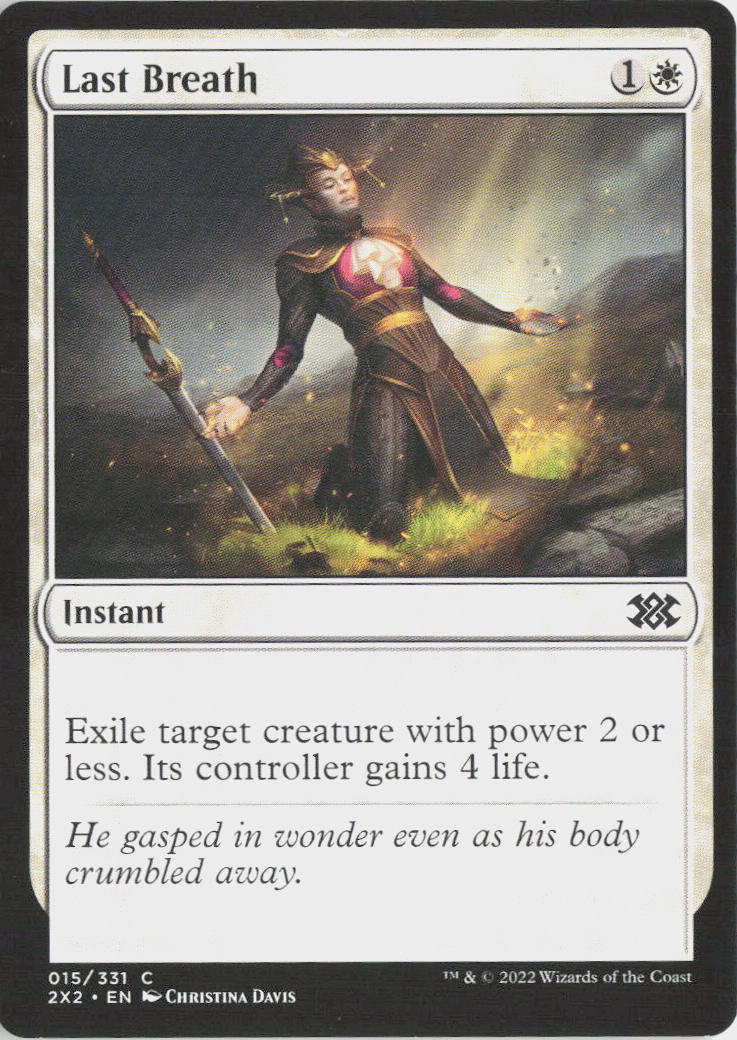 Last Breath - Double Masters 2022 #15 - Near Mint - Normal