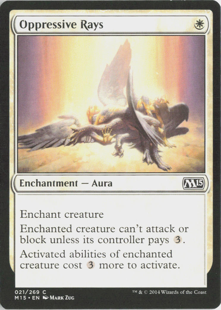 Oppressive Rays - Magic 2015 #21 - Near Mint - Normal