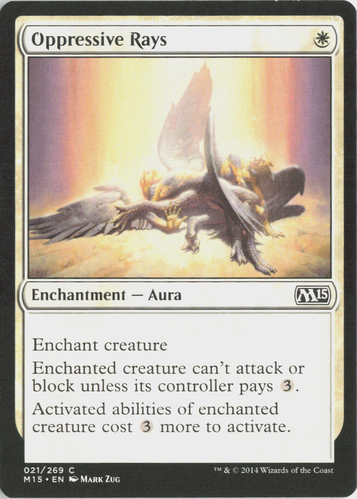 Oppressive Rays - Magic 2015 #21 - Near Mint - Normal