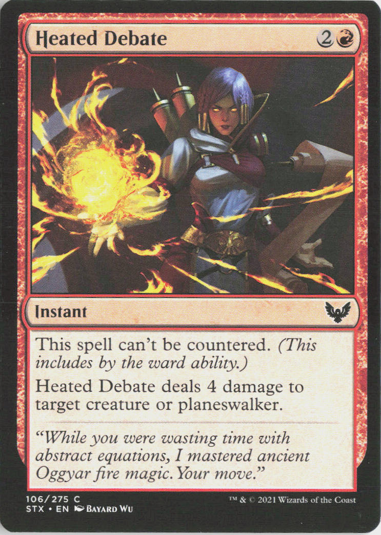 Heated Debate - Strixhaven: School of Mages #106 - Near Mint - Normal