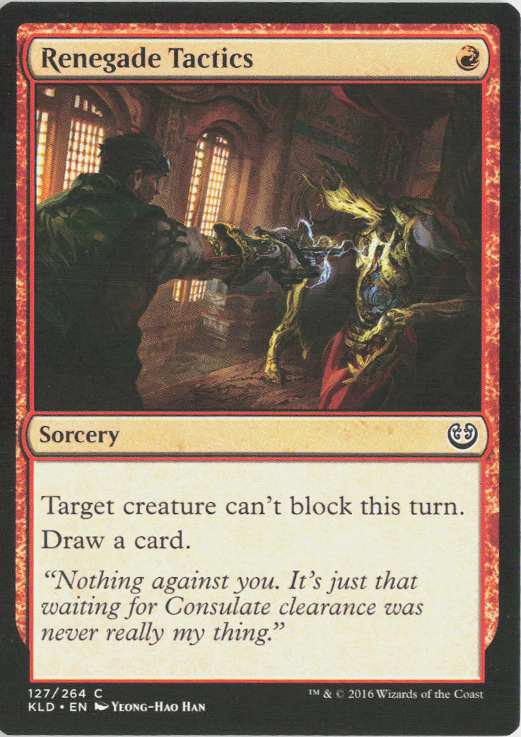 Renegade Tactics - Kaladesh #127 - Near Mint - Normal