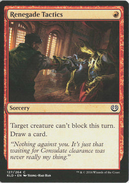 Renegade Tactics - Kaladesh #127 - Near Mint - Normal