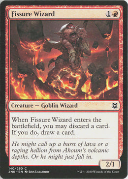 Fissure Wizard - Zendikar Rising #140 - Near Mint - Normal