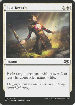 Last Breath - Double Masters 2022 #15 - Near Mint - Normal