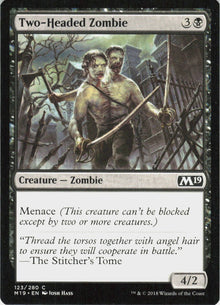 Two-Headed Zombie #123