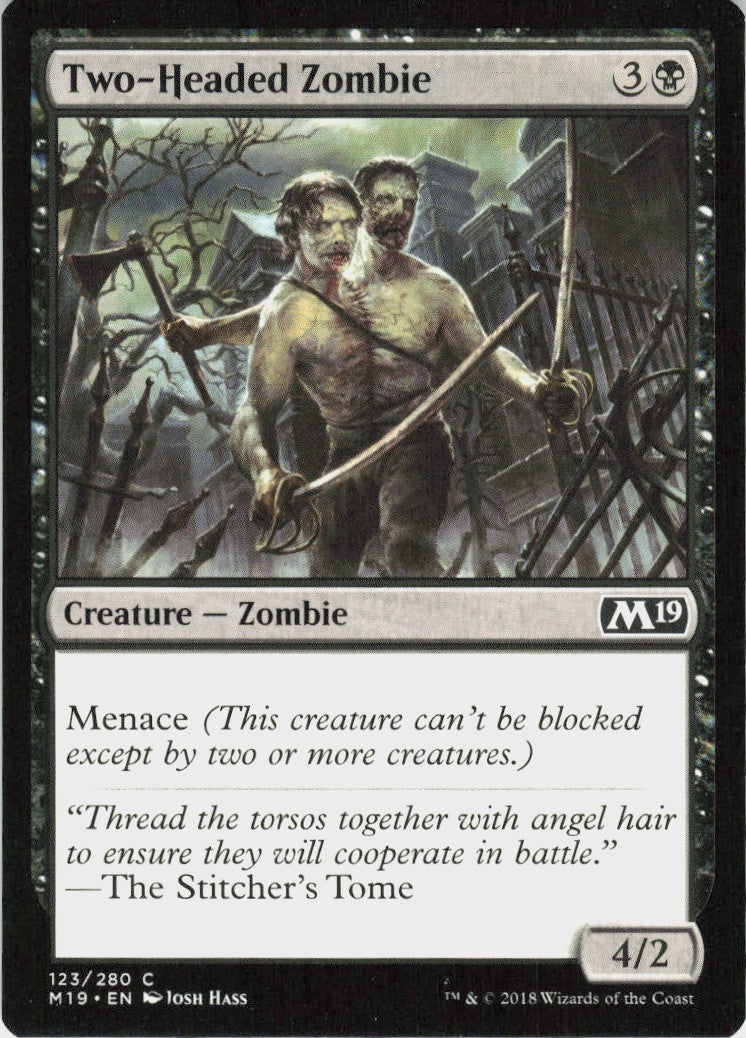 Two-Headed Zombie #123
