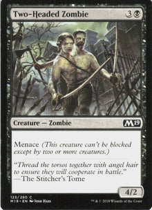 Two-Headed Zombie #123