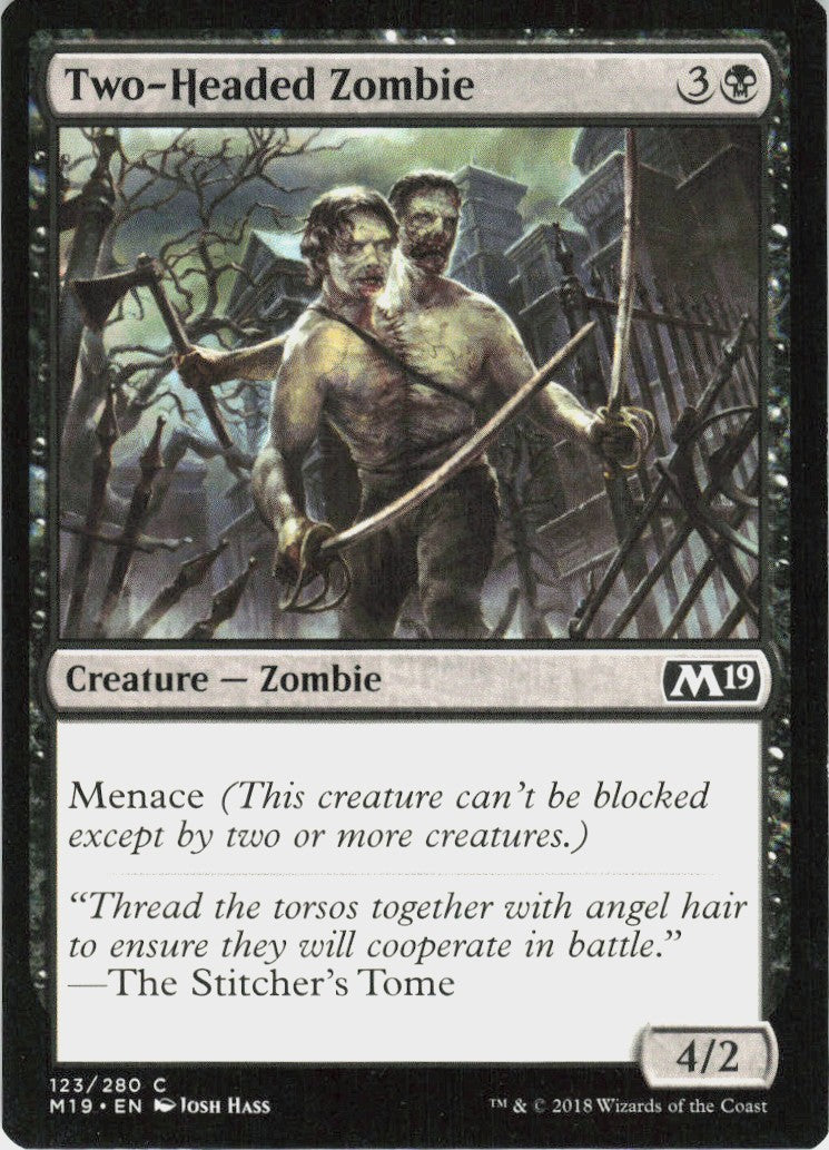 Two-Headed Zombie #123